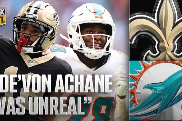 De’Von Achane TOPS 1,000 yards on the season with record-setting outing in Dolphins’ win over Saints