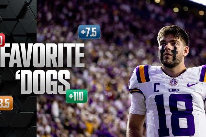 Favorite 'Dogs: Back LSU at Bama, Falcons Against Colts
