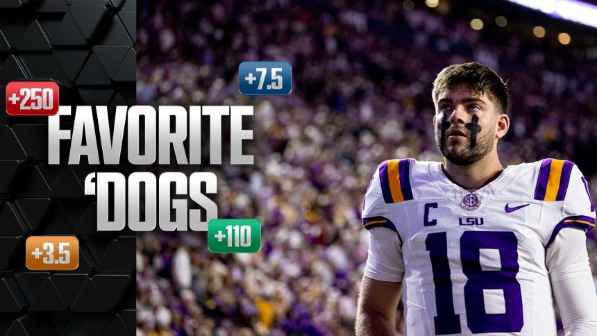 Favorite 'Dogs: Back LSU at Bama, Falcons Against Colts