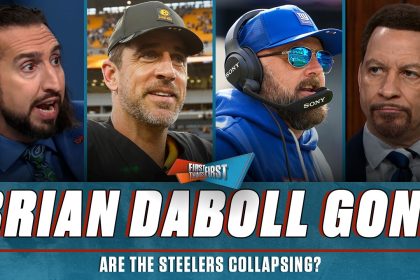Giants fire Brian Daboll, Are the Steelers and Aaron Rodgers in trouble? | FIRST THINGS FIRST