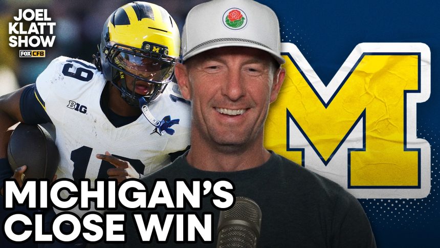 How should Michigan fans feel after a close win vs. Northwestern? 🤔 Joel Klatt Show