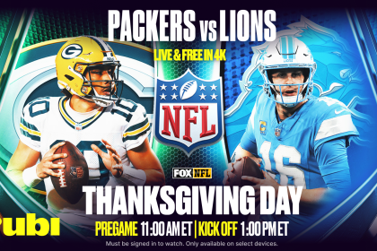 How to Watch Packers vs Lions NFL Thanksgiving Game on Tubi, FOX One