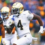 Jeremiyah Love, No. 9 Notre Dame Overwhelm No. 23 Pittsburgh on the Road