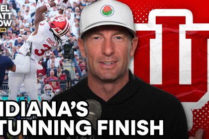 Joel Klatt reacts to Omar Cooper’s INCREDIBLE toe-tap catch to win the game for Indiana 😤