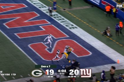 Jordan Love finds Christian Watson for INCREDIBLE 17-yard TD, giving Packers lead over Giants | NFL Highlights