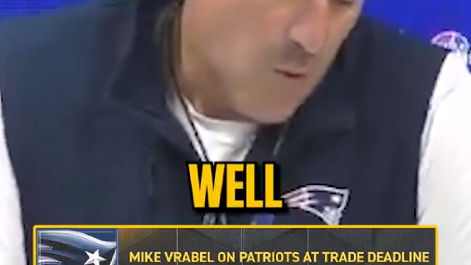 Mike Vrabel with an interesting analogy 😂
