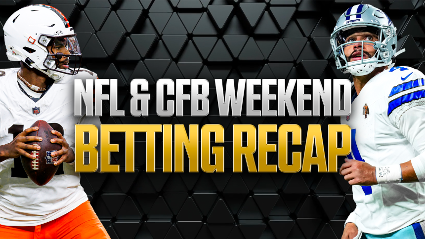 NFL, CFB Weekend Betting Recap: Browns, Cowboys Spur Losing Day for Books