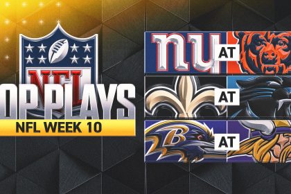 NFL Week 10 Live Updates, Scores: Ravens-Vikings, Giants-Bears, Pats-Bucs, More