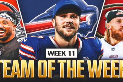 NFL Week 11 Team of the Week: Josh Allen Headlines With 6-TD Performance