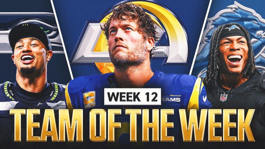 NFL Week 12 Team of the Week: Jahmyr Gibbs, Jaxon Smith-Njigba Headline Squad