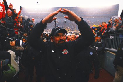 Ohio State HC Ryan Day on Beating Michigan: 'I'm Just Happy for a Lot of People'