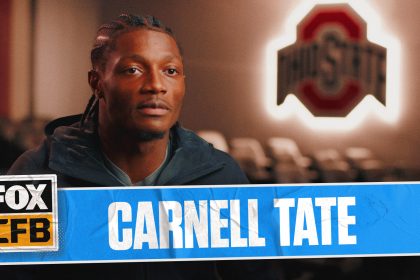 Ohio State’s Carnell Tate Plays for His Late Mother: ‘I Know She’s Watching’