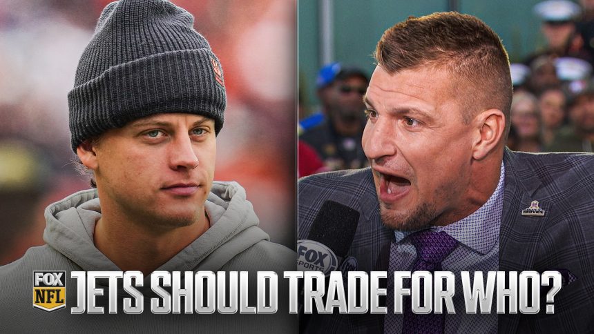 Rob Gronkowski Believes the Jets Should Trade for ... Joe Burrow!?!?