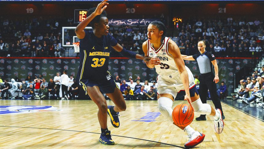 WCBK AP Top 25: UConn's Narrow Victory Over Michigan Keeps Them at No. 1