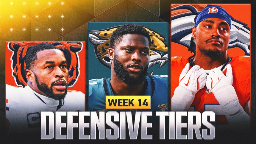 2025 NFL Defensive Tiers Week 14: Broncos Battle for Top Unit; Jaguars Jump