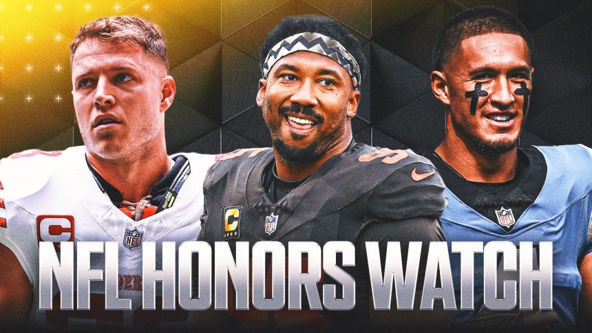 2025 NFL Honors Watch: Myles Garrett, Christian McCaffrey Cruising for Major Awards