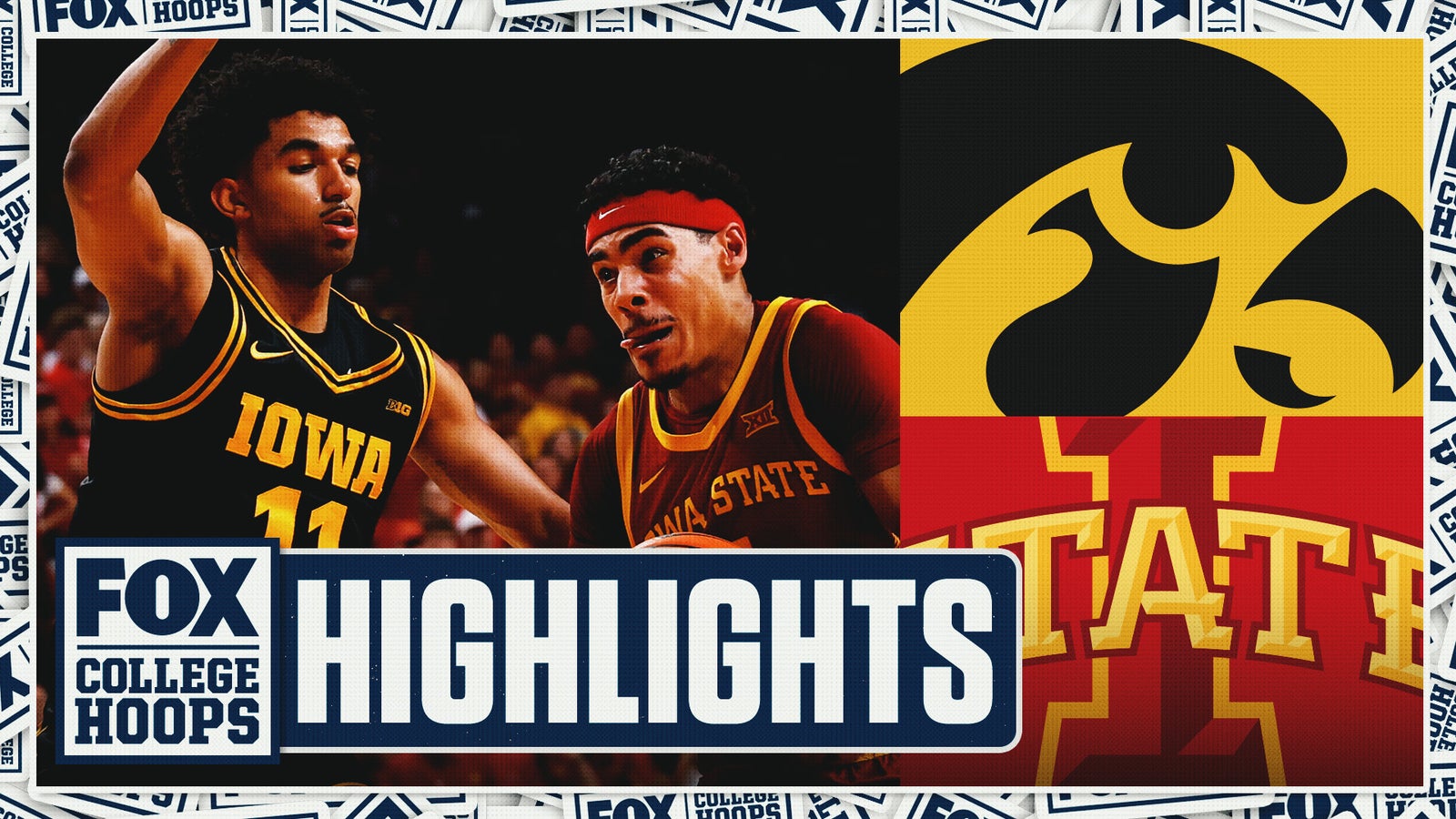 Iowa vs. No. 4 Iowa State Highlights | FOX College Hoops
