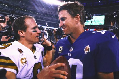 Drew Brees, Eli Manning Headline Finalists for Pro Football Hall of Fame