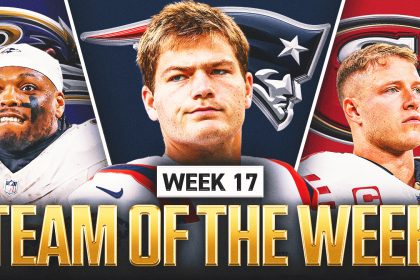 NFL Week 17 Team of the Week: Drake Maye and Derrick Henry Dominate In Wins
