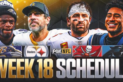 NFL Week 18 Schedule, Kickoff Times: Seahawks vs. 49ers & Ravens vs. Steelers in Primetime