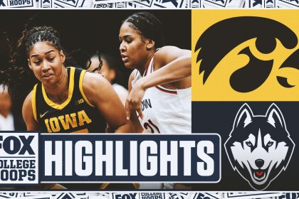 No. 11 Iowa Hawkeyes vs. No. 1 UConn Huskies Highlights 🏀 FOX College Hoops