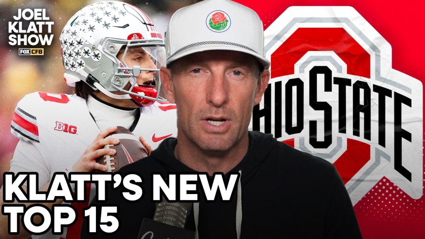 Ohio State and Indiana stay on top of Joel Klatt's top 15 👏 Joel Klatt Show