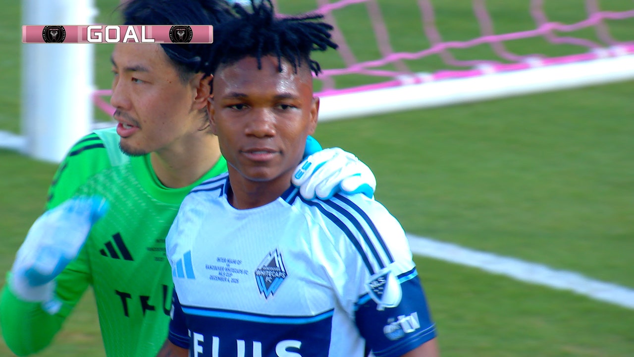 Tadeo Allende's driven-cross connects with Vancouver's defender for an own goal, Inter Miami leads in MLS Final