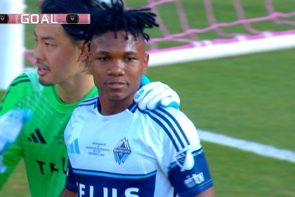 Tadeo Allende's driven-cross connects with Vancouver's defender for an own goal, Inter Miami leads in MLS Final