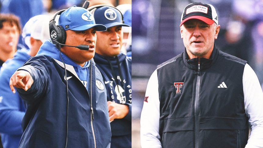 Texas Tech Plays CFP Hopeful BYU for Big 12 Title in Dream Rematch