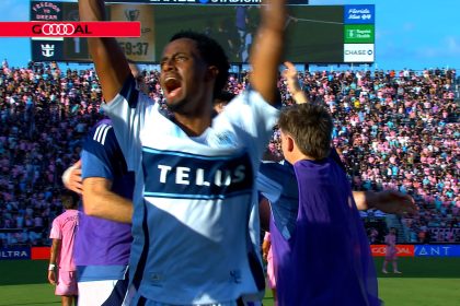 Vancouvers' Ali Ahmed fires home goal, leveling game 1-1 vs. Inter Miami