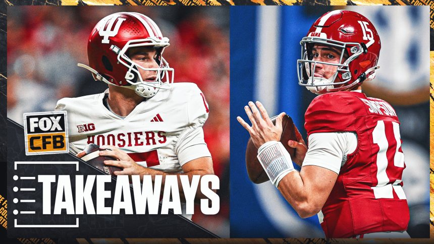 4 Takeaways From Indiana's Rose Bowl Demolition of Alabama in CFP Quarterfinal