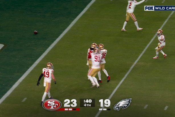 49ers Get Game-Clinching Fourth-Down Stop vs. Eagles to Advance to Divisional Round | NFL Highlights