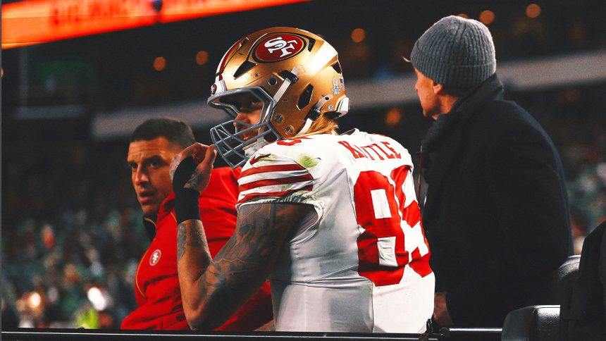 49ers Star TE George Kittle Tore Achilles in Upset Win vs. Eagles