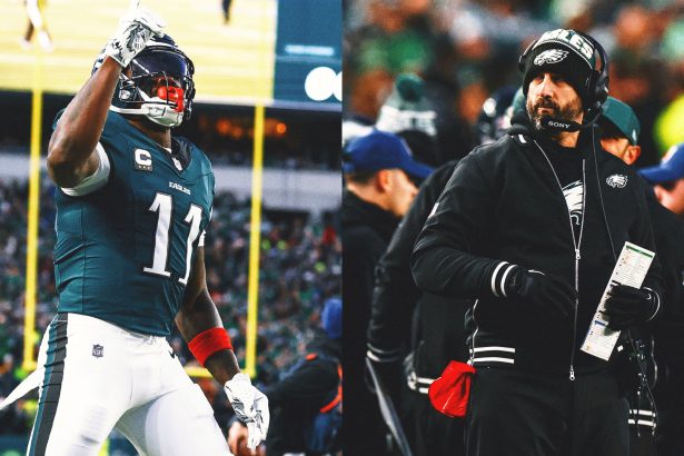 A.J. Brown, Nick Sirianni Have Heated Moment in Eagles' Loss to 49ers