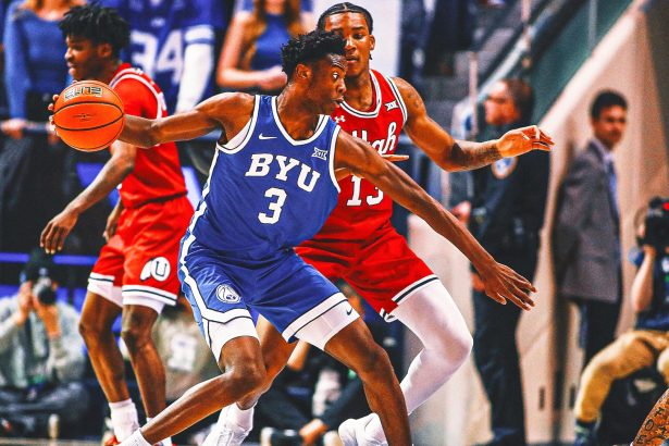 AJ Dybantsa Scores Freshman Record 43 Points as No. 13 BYU Beats Utah, 91-78