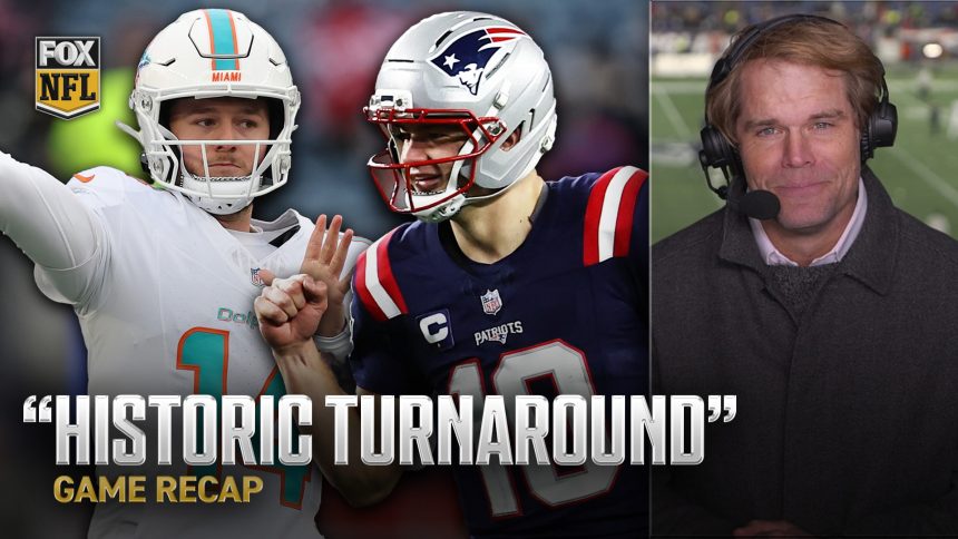 Greg Olsen on Patriots defeating Dolphins & completing 'Historic Turnaround' to finish with a 14-3 Record