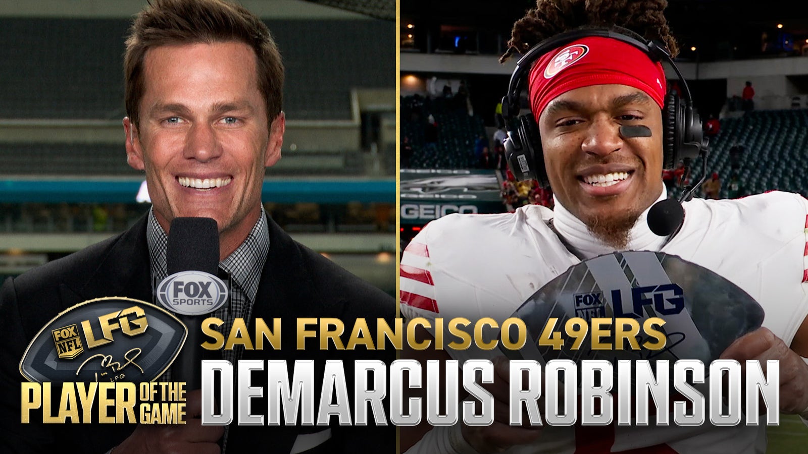 Tom Brady's LFG Player of the Game: 49ers WR Demarcus Robinson 🏆 