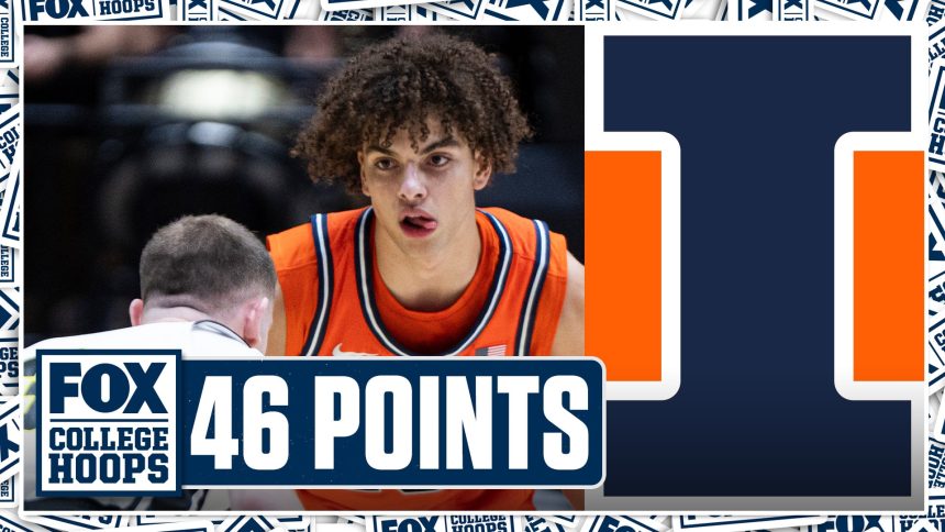 Illinois' Keaton Wagler ERRUPTS for 46 Points with NINE 3's In Upset Win Over Purdue! 🤯 EVERY POINT