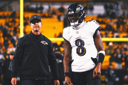 Lamar Jackson Declines to Talk About John Harbaugh, Ravens Future: 'Not My Focus'