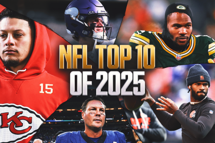 NFL Top 10 Moments of 2025: Chiefs Fall, Rivers Returns, Shedeur Sanders Slides