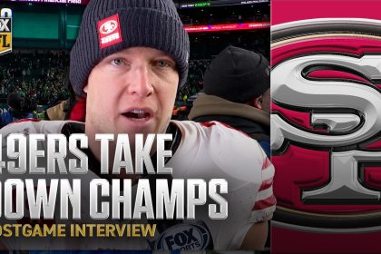 'Our team fights' 😤 Christian McCaffrey after 49ers beat defending champions Eagles | NFL on FOX