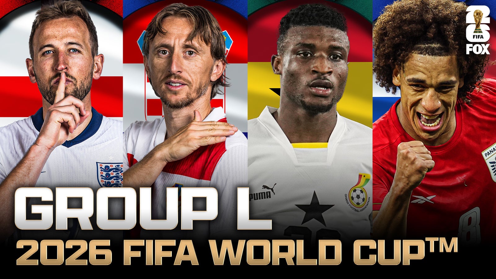 Group L: England, Croatia, Ghana, and Panama | 2026 FIFA World Cup Draw