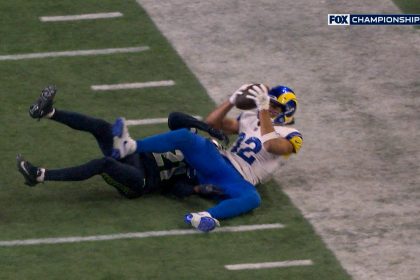 Puka Nacua is ruled down on Rams' final play, Seahawks win NFC Championship | NFL Highlights
