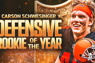Another Award for Browns: LB Carson Schwesinger Is Defensive Rookie of the Year