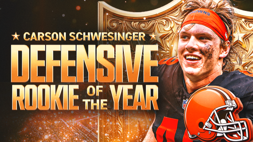 Another Award for Browns: LB Carson Schwesinger Is Defensive Rookie of the Year