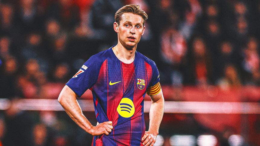 Barcelona, Netherlands Star Frenkie de Jong To Miss 6 Weeks With Right Leg Injury