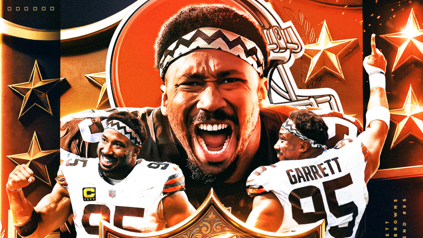Browns Star Myles Garrett Unanimously Wins Defensive Player of The Year
