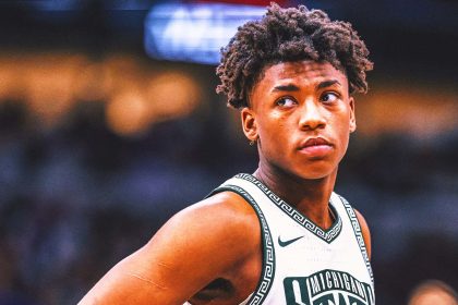 Jeremy Fears' 26 Points Help No. 10 Michigan State Beat No. 5 Illinois in OT