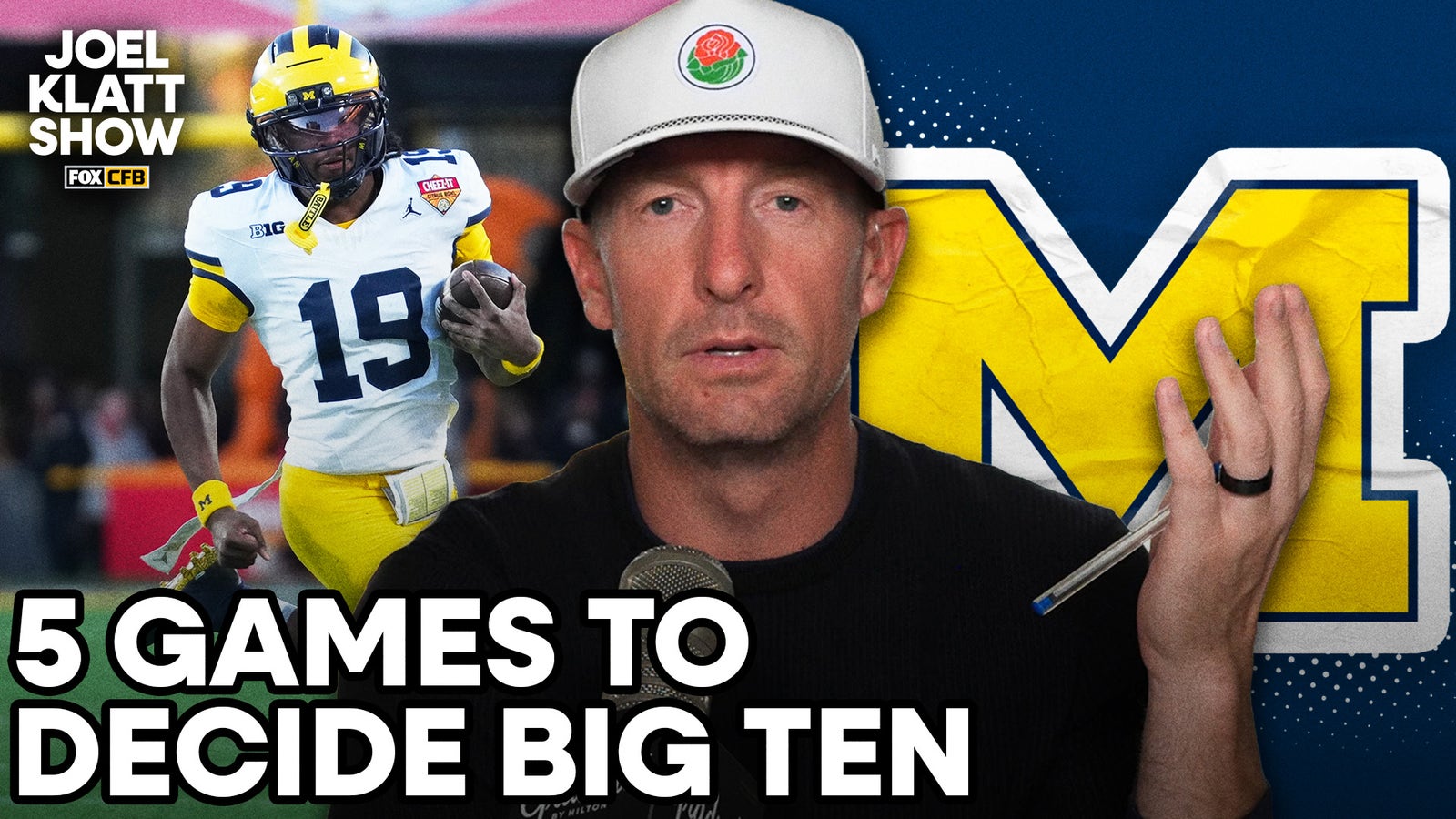 Joel Klatt's top five games that will decide the Big Ten 😤