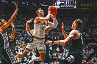No. 13 Michigan State Grabs A Close Road Win Over No. 8 Purdue, 76-74
